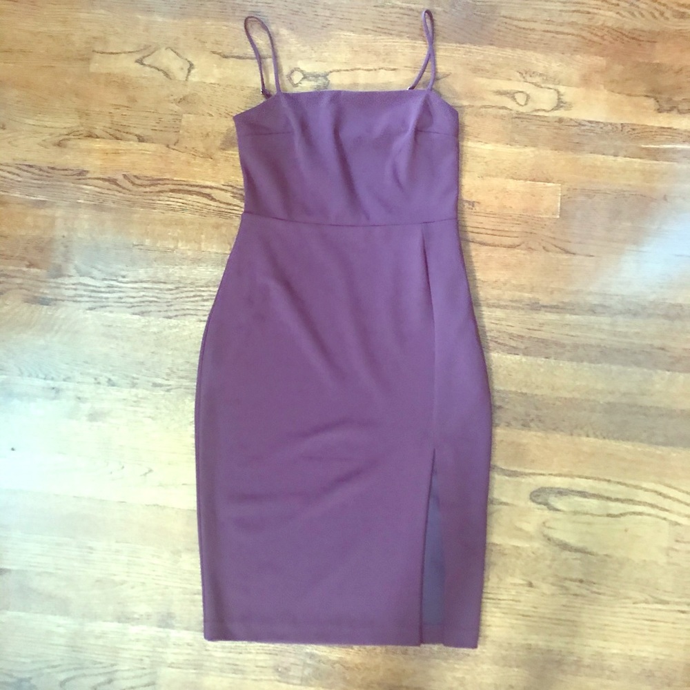 Maroon red express dress